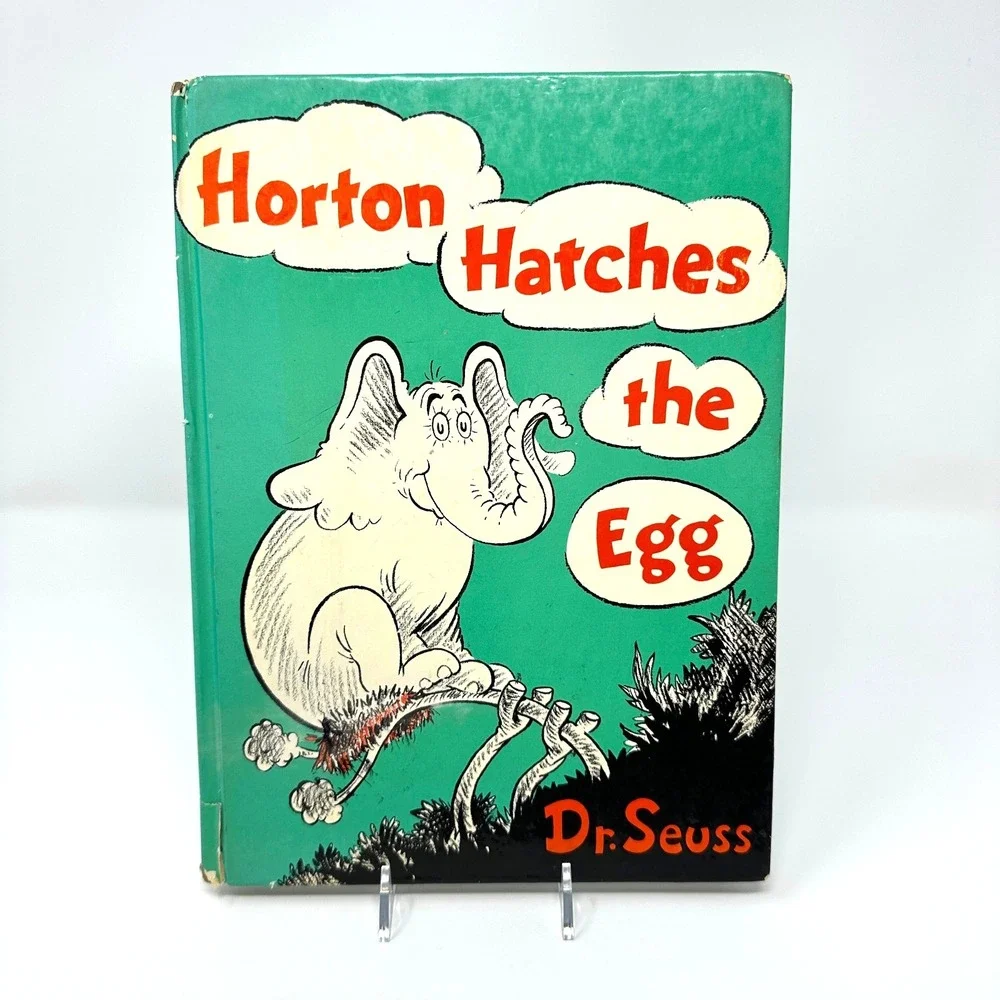 Dr. Seuss Horton Hatches the Egg 1968 HC Vintage Classic Early Printing Book